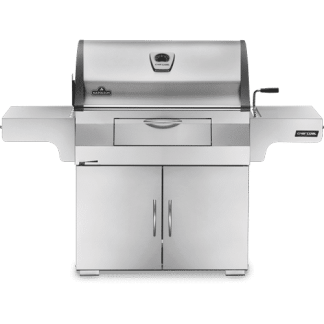 Napoleon Charcoal Professional Grill, Stainless Steel Cart Grill