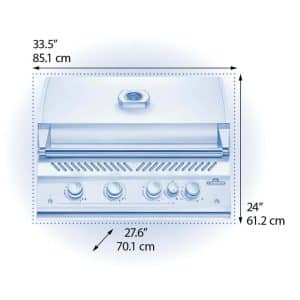 Built-In 700 Series 32 with Infrared Rear Burner outdoor living products image 3