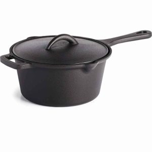 Napoleon Cast Iron Sauce Pan + Lid