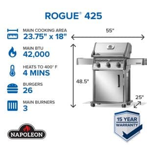 Rogue 425 Gas Grill outdoor living products image 3