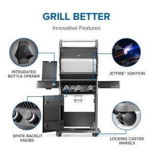 Rogue PRO 425 SIB with Infrared Side Burner outdoor living products image 10