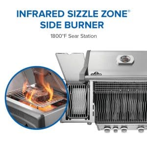 Rogue PRO 425 SIB with Infrared Side Burner outdoor living products image 11
