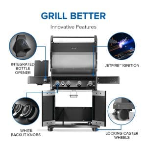 Rogue PRO 525 SIB with Infrared Side Burner outdoor living products image 10