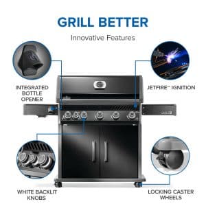 Rogue PRO 625 SIB with Infrared Side Burner outdoor living products image 11