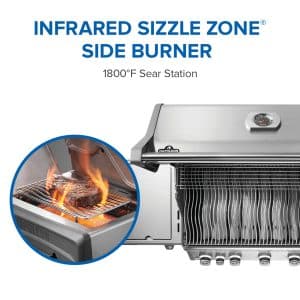 Rogue PRO 625 SIB with Infrared Side Burner outdoor living products image 14