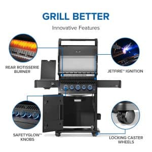 Phantom Rogue PRO-S 425 RSIB with Infrared Side and Rear Burner outdoor living products image 5
