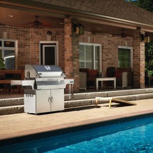 Napoleon Charcoal Professional Grill, Stainless Steel Cart Grill outdoor living products image 5