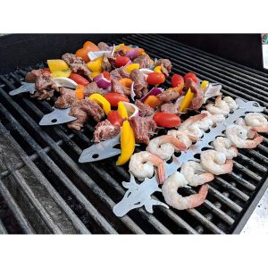 Proud Grill Company Stainless Steel Reusable Barbecue Skewers outdoor living products image 6