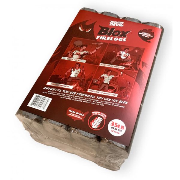 Jealous Devil Blox 100% All-Natural Pizza Oven Log outdoor living product from Crawford Outdoor
