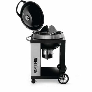 Napoleon PRO CART Charcoal Kettle Grill, Black Kettle Grill outdoor living products image 5