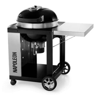 Napoleon PRO CART Charcoal Kettle Grill, Black Kettle Grill