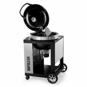 Napoleon PRO CART Charcoal Kettle Grill, Black Kettle Grill outdoor living products image 4