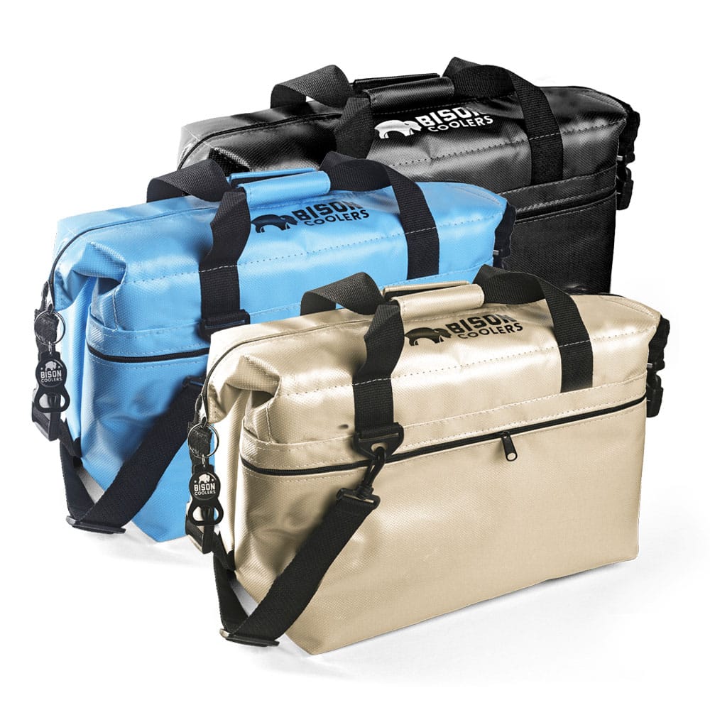 Black Bison 12 Can - SoftPak Cooler Bag - Bison Coolers