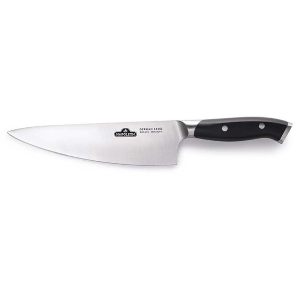 Napoleon Chef’s Knife Razor-sharp German steel with excellent edge-retention outdoor living product from Crawford Outdoor
