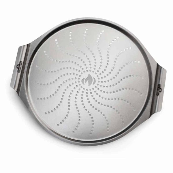 Napoleon Stainless Steel Pizza Pan 14"(35.5cm) outdoor living product from Crawford Outdoor