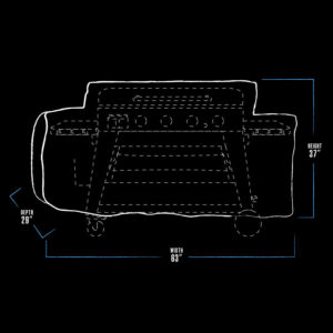 Pit Boss 4-Burner Ultimate Griddle Cover 32123 alternate product view
