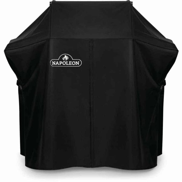 Napoleon Rogue® 365 Series Grill Cover Shelves Up outdoor living product from Crawford Outdoor