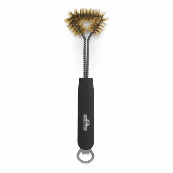 Napoleon Three Sided Grill Brush with Bottle Opener outdoor living product from Crawford Outdoor