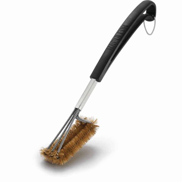 Napoleon Triple-Row Grill Brush with Brass Bristles outdoor living product from Crawford Outdoor