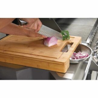 Napoleon PRO Cutting Board + Stainless Steel Bowls