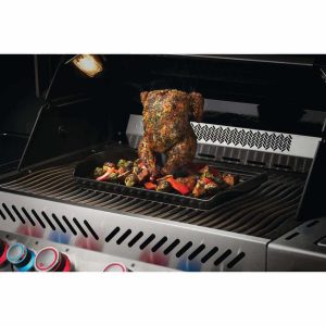 Napoleon Ceramic Roasting Pan and Beer Can Chicken Roaster Set alternate product view