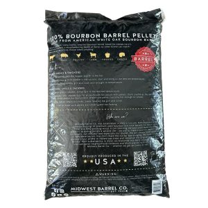 Grilling Pellets Bourbon Barrel BBQ Pellets (20lb Bag) alternate product view
