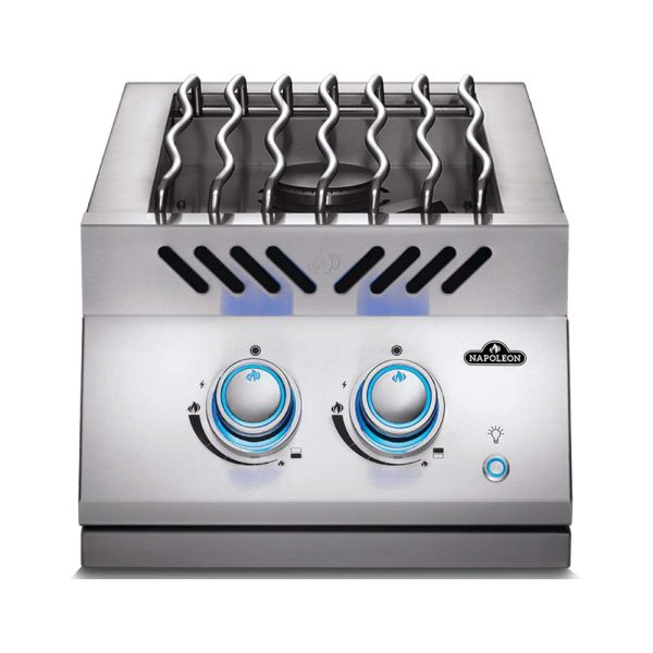 Napoleon Built-In 700 Series Inline Dual Range Top Drop-In Burner + Stainless Steel Cover outdoor living product from Crawford Outdoor