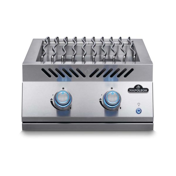 Napoleon Built-In 700 Series Dual Range Top Burner + Stainless Steel Cover outdoor living product from Crawford Outdoor