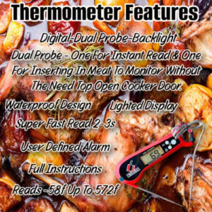 Butcher BBQ Digital Meat Thermometer with Dual Probes 45591 outdoor living products image 3