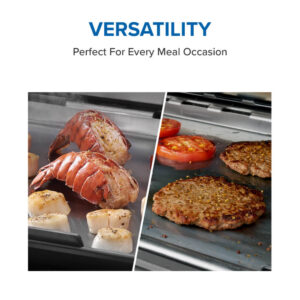 Napoleon Freestyle 36 Inch Griddle Rust-Resistant Stainless Steel Cooktop F36FTPMK outdoor living products image 5