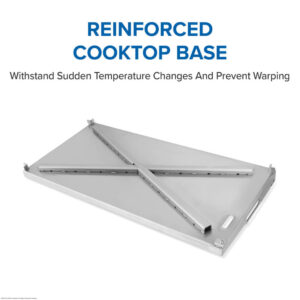 Napoleon Freestyle 36 Inch Griddle Rust-Resistant Stainless Steel Cooktop F36FTPMK outdoor living products image 6