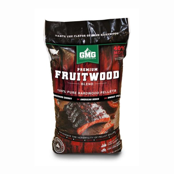 Green Mountain Grills Premium Fruitwood Blend Wood Pellets (28 LB) outdoor living product from Crawford Outdoor