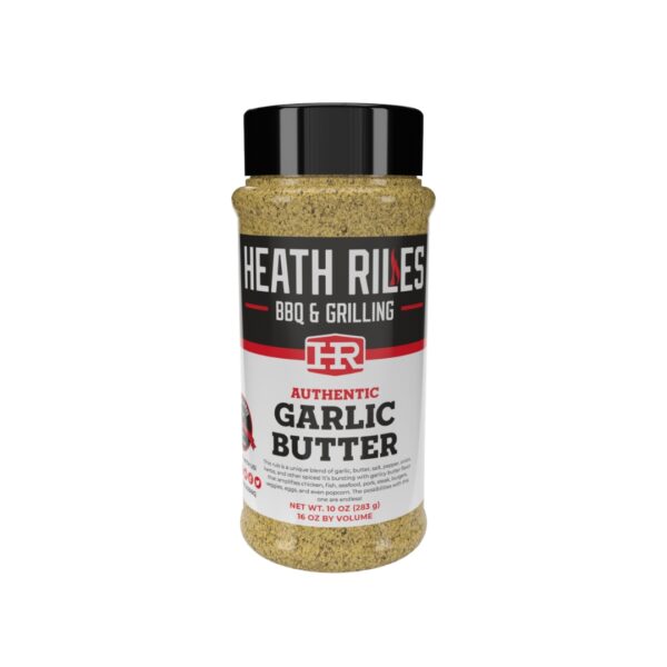 Heath Riles BBQ Garlic Butter Rub 16oz Shaker Bottle 50270 outdoor living product from Crawford Outdoor