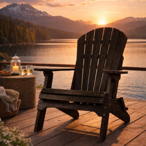 Kanyon Poly Furniture Folding Adirondack Chair K110 outdoor living products image 4