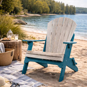 Kanyon Poly Furniture Folding Adirondack Chair K110 outdoor living products image 3