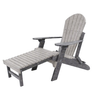 Kanyon Poly Furniture Folding Adirondack Chair + Pullout Ottoman K111 outdoor living products image 7