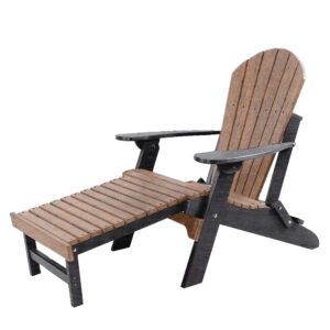 Kanyon Poly Furniture Folding Adirondack Chair + Pullout Ottoman K111 outdoor living products image 6