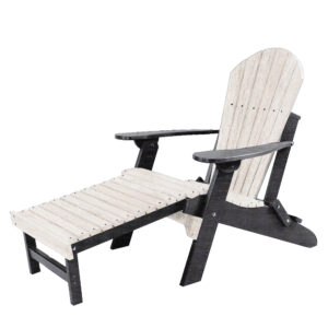 Kanyon Poly Furniture Folding Adirondack Chair + Pullout Ottoman K111 outdoor living products image 4