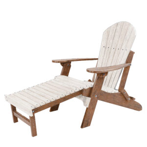 Kanyon Poly Furniture Folding Adirondack Chair + Pullout Ottoman K111 outdoor living products image 5