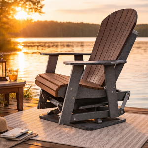 Kanyon Poly Furniture Swivel Glider Chair K141 outdoor living products image 8
