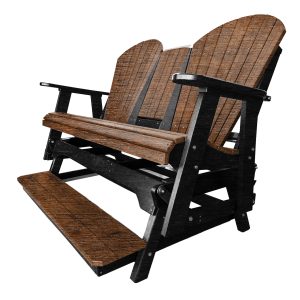 Kanyon Poly Furniture 5' Adirondack Glider (Tall Version) Color & Rendering Notice K165 outdoor living products image 6