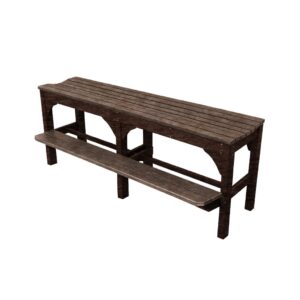 Kanyon Poly Furniture Bench (6' Bar Height with Foot Rail) alternate product view