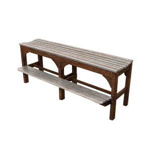 Kanyon Poly Furniture Bench (6' Bar Height with Foot Rail) outdoor living products image 5