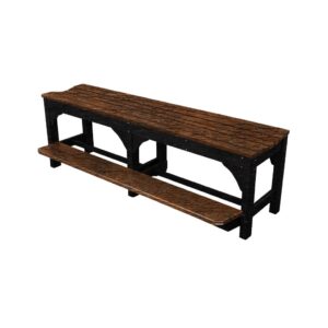 Kanyon Poly Furniture Bench (6' Counter Height with Foot Rail) K212C alternate product view