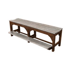 Kanyon Poly Furniture Bench (6' Counter Height with Foot Rail) K212C outdoor living products image 5