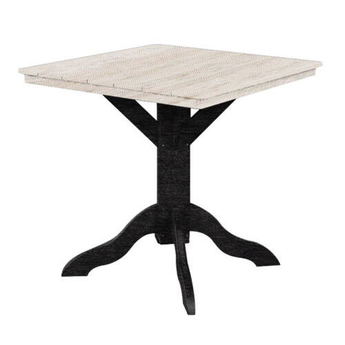 Kanyon Poly Furniture Square Table (42″ Bar Height) - Crawford Outdoor