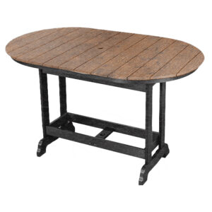 Kanyon Poly Furniture Oval Table (6' Bar Height) alternate product view