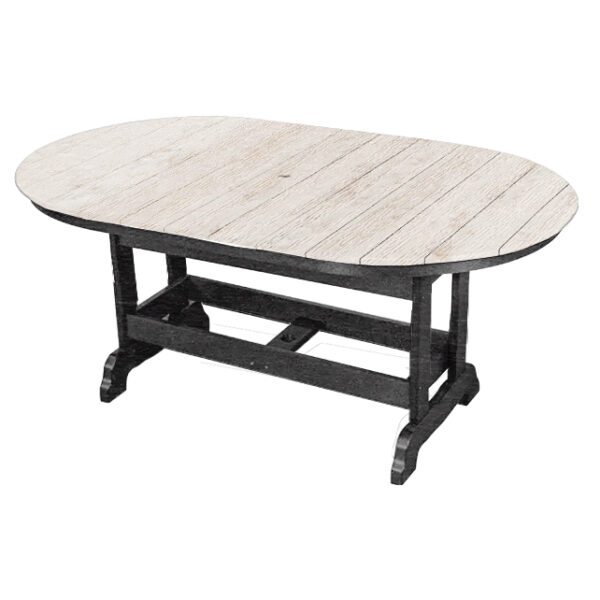 Kanyon Poly Furniture Oval Table (6' Dining Height) K222D outdoor living product from Crawford Outdoor