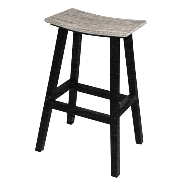 Kanyon Poly Furniture Saddle Stool (Bar Height) outdoor living product from Crawford Outdoor