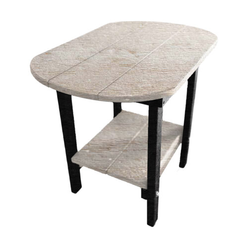 Kanyon Poly Furniture End Table (Oval) K730 - Crawford Outdoor